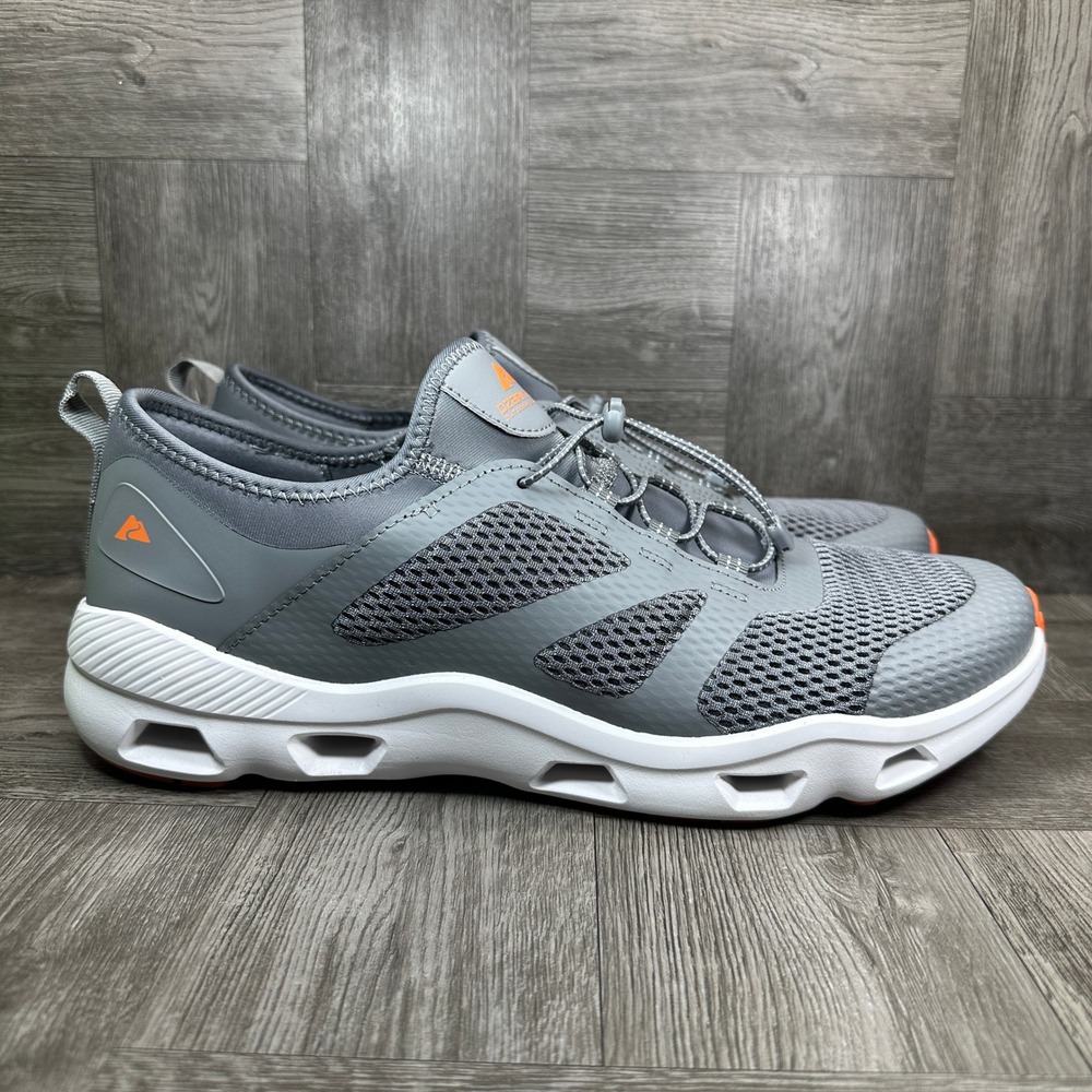 Ozark Trail Drainage Shoe Mens 13 Grey Mesh Water Athletic Outdoor NEW